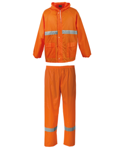 BARRON CONTRACT REFLECTIVE RAIN SUIT ORANGE/REFLECTIVE