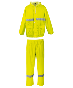 BARRON CONTRACT REFLECTIVE RAIN SUIT YELLOW/REFLECT