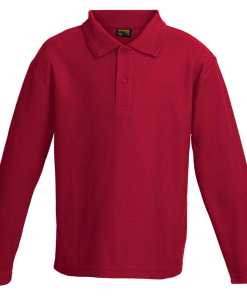 BARRON KIDDIES KIDDIES 175G PIQUE KNIT LONG SLEEVE GOLFER