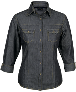 BARRON LADIES DENVER DENIM BLOUSE