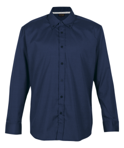BARRON MENS PRIME COTTON LOUNGE SHIRT LONG SLEEVE