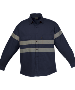 BARRON SHAFT SAFETY SHIRT NAVY