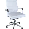 CLASSIC PU CUSHION HIGH BACK WHITE