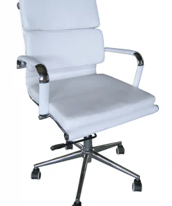 CLASSIC PU CUSHION MEDIUM BACK WHITE