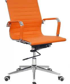 CLASSIC PU MEDIUM BACK ORANGE