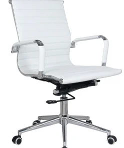 CLASSIC PU MEDIUM BACK WHITE