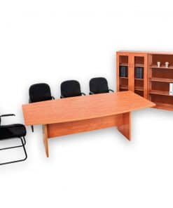 DATA TRACK RECTANGULAR / BARREL SHAPE BOARDROOM TABLE
