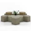 HEXAGONAL OTTOMANS