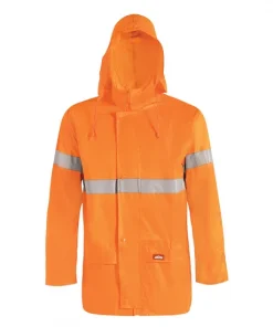 JONSSON HIGH VIZ RAIN JACKET WITH REFLECTIVE TAPE