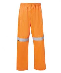 JONSSON HIGH VIZ RAIN TROUSERS WITH REFLECTIVE TAPE