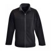 DOUBLE-SIDED MICROFIBRE POLAR FLEECE- BLACK/GREY