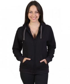 LADIES CLASSIC ZIP UP HOODIE