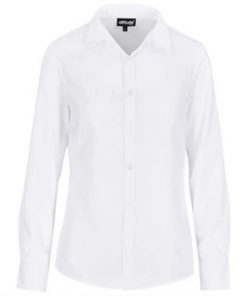 LADIES LONG SLEEVE OXFORD SHIRT