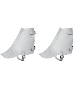 REBEL CHROME LEATHER ANKLE SPATS