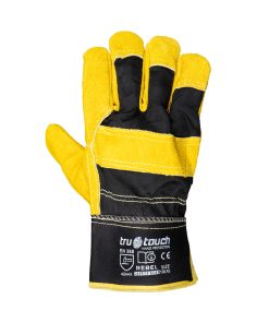 CHROME LEATHER YELLOW CANDY SUPERIOR WRIST GLOVES