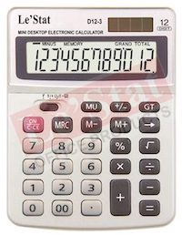 D12-4 Coloured Desktop Calculator