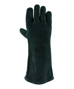 GREEN LINED WELDERS GLOVES