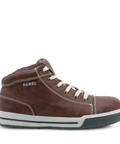 REBEL HI TOP BOOT BROWN